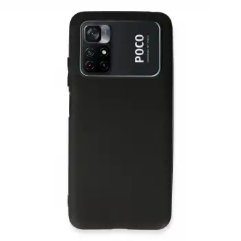 Xiaomi Poco M4 Pro 4g Kılıf First Silikon - Siyah