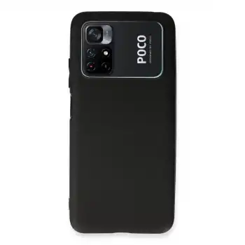 Xiaomi Poco M4 Pro 4g Kılıf First Silikon - Siyah