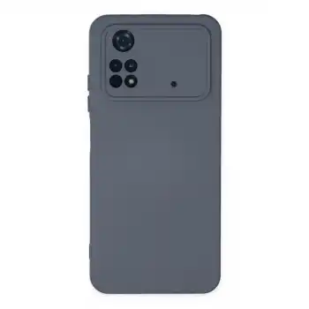 Xiaomi Poco M4 Pro 4g Kılıf Nano İçi Kadife Silikon - Gri