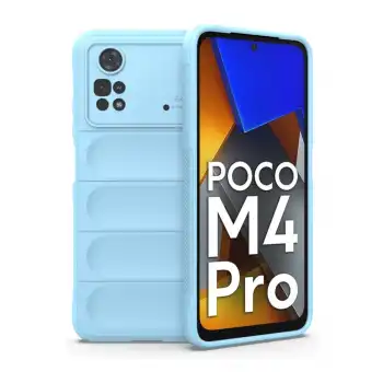 Xiaomi Poco M4 Pro 4g Kılıf Optimum Silikon - Sky Blue
