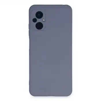 Xiaomi Poco M5 Kılıf Nano İçi Kadife Silikon - Gri
