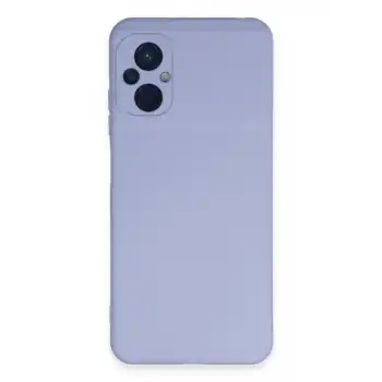 Xiaomi Poco M5 Kılıf Nano İçi Kadife Silikon - Lila