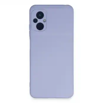 Xiaomi Poco M5 Kılıf Nano İçi Kadife Silikon - Lila