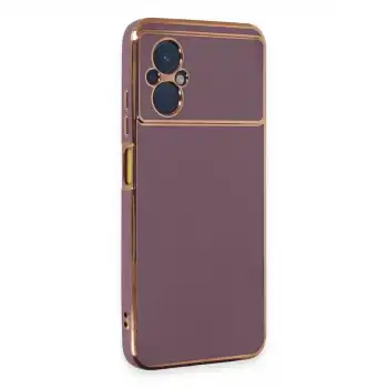 Xiaomi Poco M5 Kılıf Volet Silikon - Mor