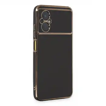 Xiaomi Poco M5 Kılıf Volet Silikon - Siyah