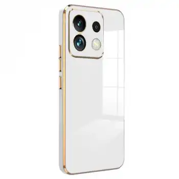 Xiaomi Poco M6 Pro 4g Kılıf Volet Silikon - Beyaz