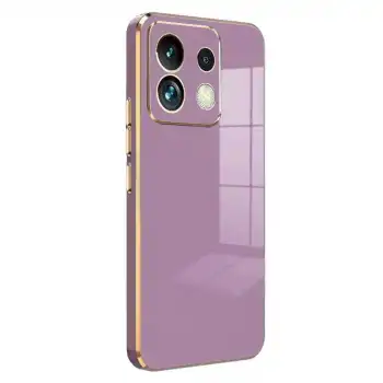 Xiaomi Poco M6 Pro 4g Kılıf Volet Silikon - Mor