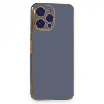 Xiaomi Poco M6 Pro 5g Kılıf Volet Silikon - Mavi