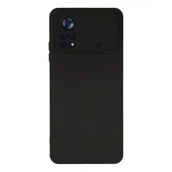 Xiaomi Poco X4 Pro 5g Kılıf Nano İçi Kadife Silikon - Siyah