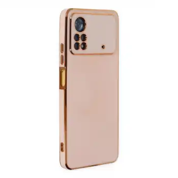 Xiaomi Poco X4 Pro 5g Kılıf Volet Silikon - Pembe