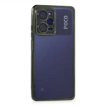 Xiaomi Poco X5 Pro 5g Kılıf Razer Lensli Silikon - Yeşil