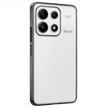 Xiaomi Poco X6 Pro Kılıf Razer Lensli Silikon - Gümüş