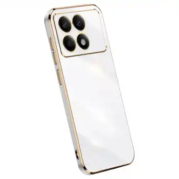 Xiaomi Poco X6 Pro Kılıf Volet Silikon - Beyaz