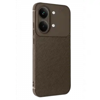 Xiaomi Poco X8 Pro Max Auto Focus Karbon Kapak - Kahverengi