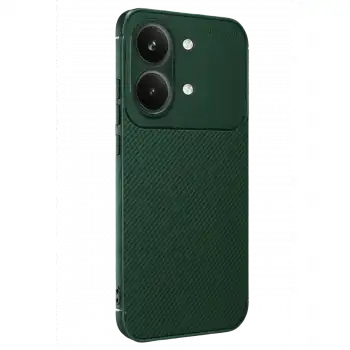 Xiaomi Poco X8 Pro Max Auto Focus Karbon Kapak - Koyu Yeşil