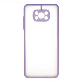 Xiaomi Pocophone X3 Kılıf Montreal Silikon Kapak - Mor