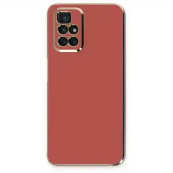 Xiaomi Redmi 10 2022 Kılıf Volet Silikon - Kırmızı