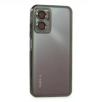 Xiaomi Redmi 10 5g Kılıf Razer Lensli Silikon - Yeşil