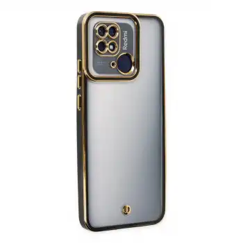 Xiaomi Redmi 10c Kılıf Liva Lens Silikon - Siyah