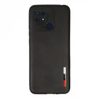 Xiaomi Redmi 10c Kılıf Loop Deri Silikon - Siyah
