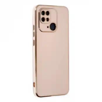 Xiaomi Redmi 10c Kılıf Volet Silikon - Pembe