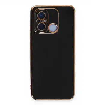 Xiaomi Redmi 12c Kılıf Volet Silikon - Siyah