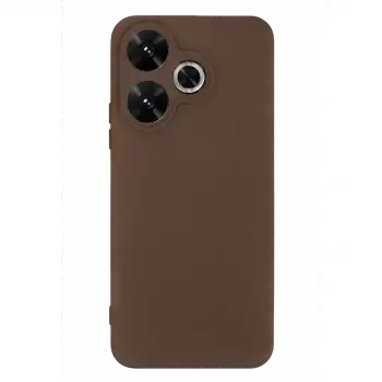 Xiaomi Redmi 13 4g Kılıf First Silikon - Kahverengi