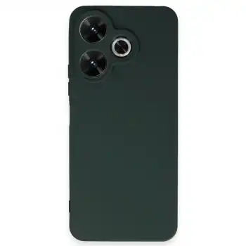 Xiaomi Redmi 13 4g Kılıf First Silikon - Koyu Yeşil