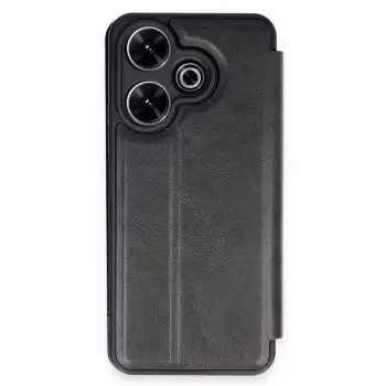 Xiaomi Redmi 13 4g Kılıf Flip Cover - Siyah