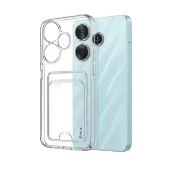 Xiaomi Redmi 13 4g Kılıf Kart Şeffaf Silikon - Şeffaf