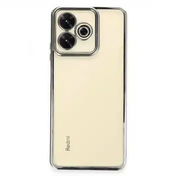 Xiaomi Redmi 13 4g Kılıf Razer Lensli Silikon - Gümüş