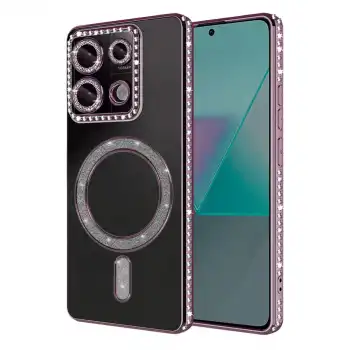 Xiaomi Redmi 13c Joke Simli Magneticsafe Kılıf - Pembe
