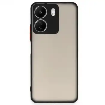Xiaomi Redmi 13c Kılıf Montreal Silikon Kapak - Siyah