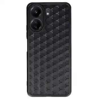 Xiaomi Redmi 13c Kılıf Petek Silikon Kapak - Siyah