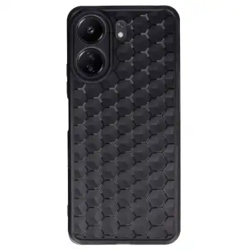 Xiaomi Redmi 13c Kılıf Petek Silikon Kapak - Siyah