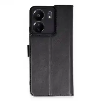 Xiaomi Redmi 13c Kılıf Trend S Plus Kapaklı Kılıf - Siyah