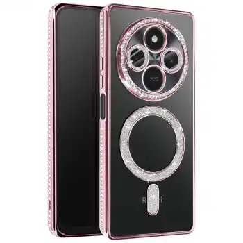 Xiaomi Redmi 14c Joke Simli Magneticsafe Kılıf - Pembe