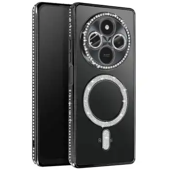 Xiaomi Redmi 14c Joke Simli Magneticsafe Kılıf - Siyah