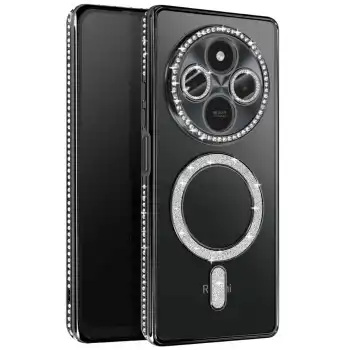 Xiaomi Redmi 14c Joke Simli Magneticsafe Kılıf - Siyah