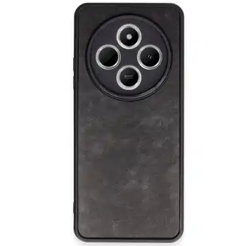 Xiaomi Redmi 14c Kılıf Aras Deri Kapak - Siyah