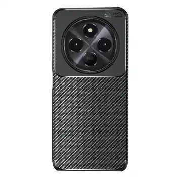 Xiaomi Redmi 14c Kılıf Auto Focus Karbon Kapak - Siyah