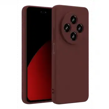 Xiaomi Redmi 14c Kılıf First Silikon - Bordo