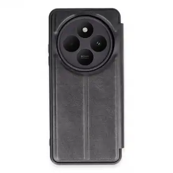 Xiaomi Redmi 14c Kılıf Flip Cover - Siyah