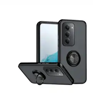 Xiaomi Redmi 15 4g Montreal Yüzüklü Silikon Kapak - Siyah