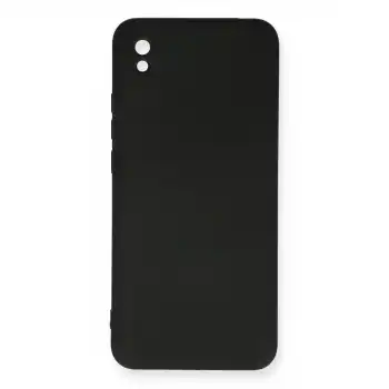 Xiaomi Redmi 9a Kılıf Nano İçi Kadife Silikon - Siyah