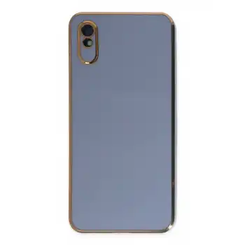 Xiaomi Redmi 9a Kılıf Volet Silikon - Mavi