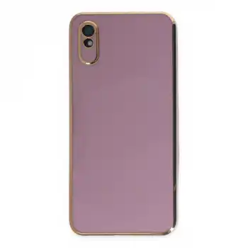 Xiaomi Redmi 9a Kılıf Volet Silikon - Mor