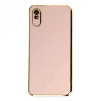 Xiaomi Redmi 9a Kılıf Volet Silikon - Pembe