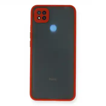 Xiaomi Redmi 9c Kılıf Montreal Silikon Kapak - Kırmızı