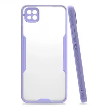 Xiaomi Redmi 9c Kılıf Platin Silikon - Lila